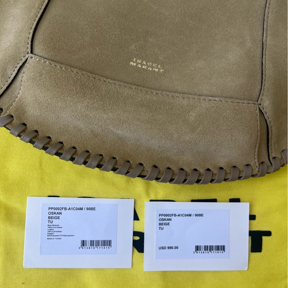 NWT Isabel Marant Oksan Suede Leather Crossbody Bag - Picture 10 of 16